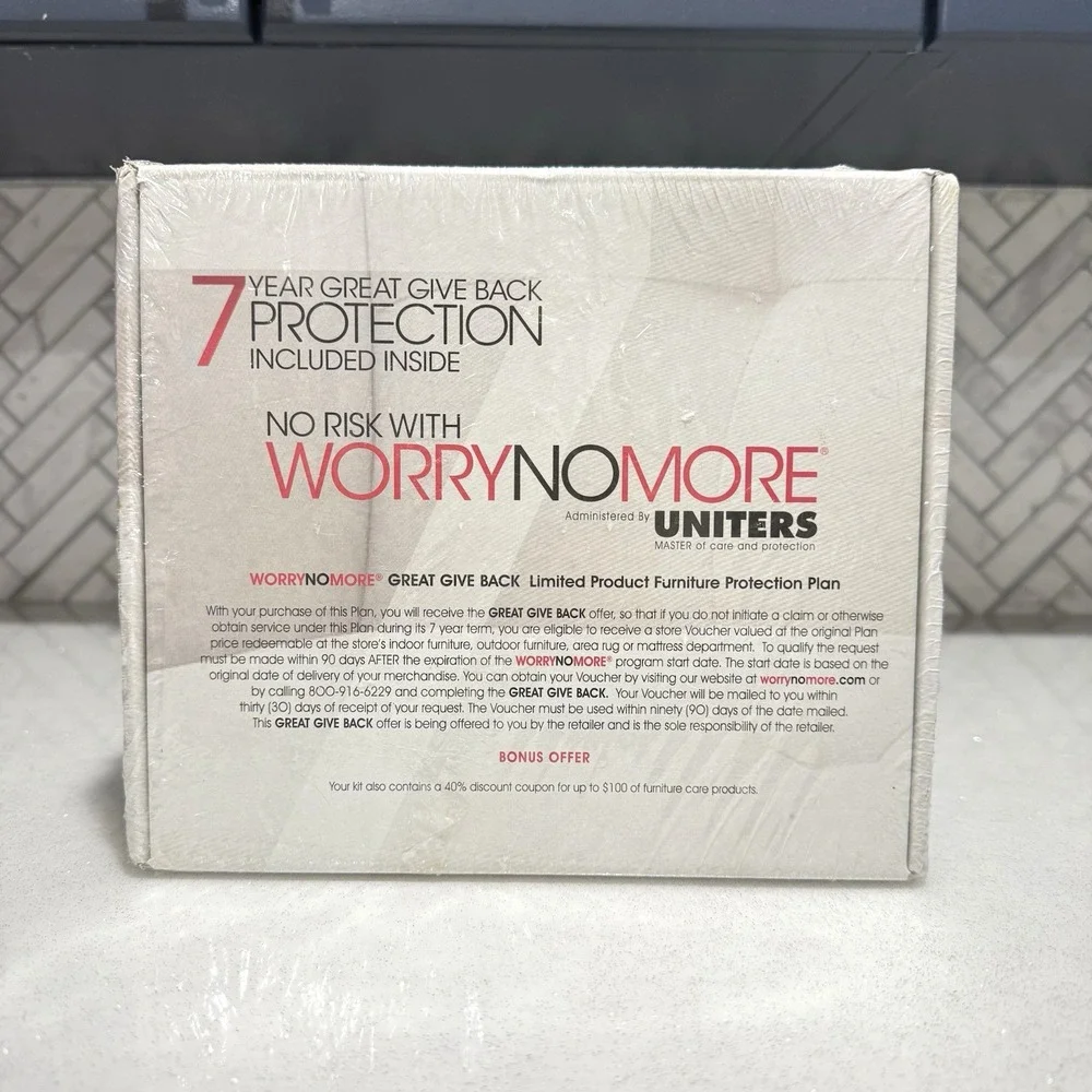 WorryNoMore Uniters Furniture Care Kit Leather Fabric Wood Cleaner NEW Sealed